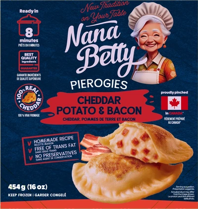 Potato, Cheddar & Bacon packaging