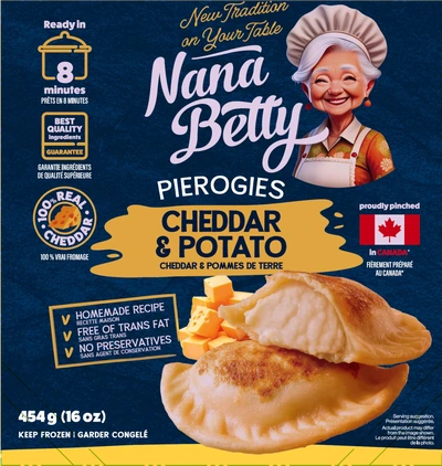 Cheddar & Potato packaging