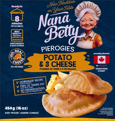 Potato & 3 Cheeses packaging